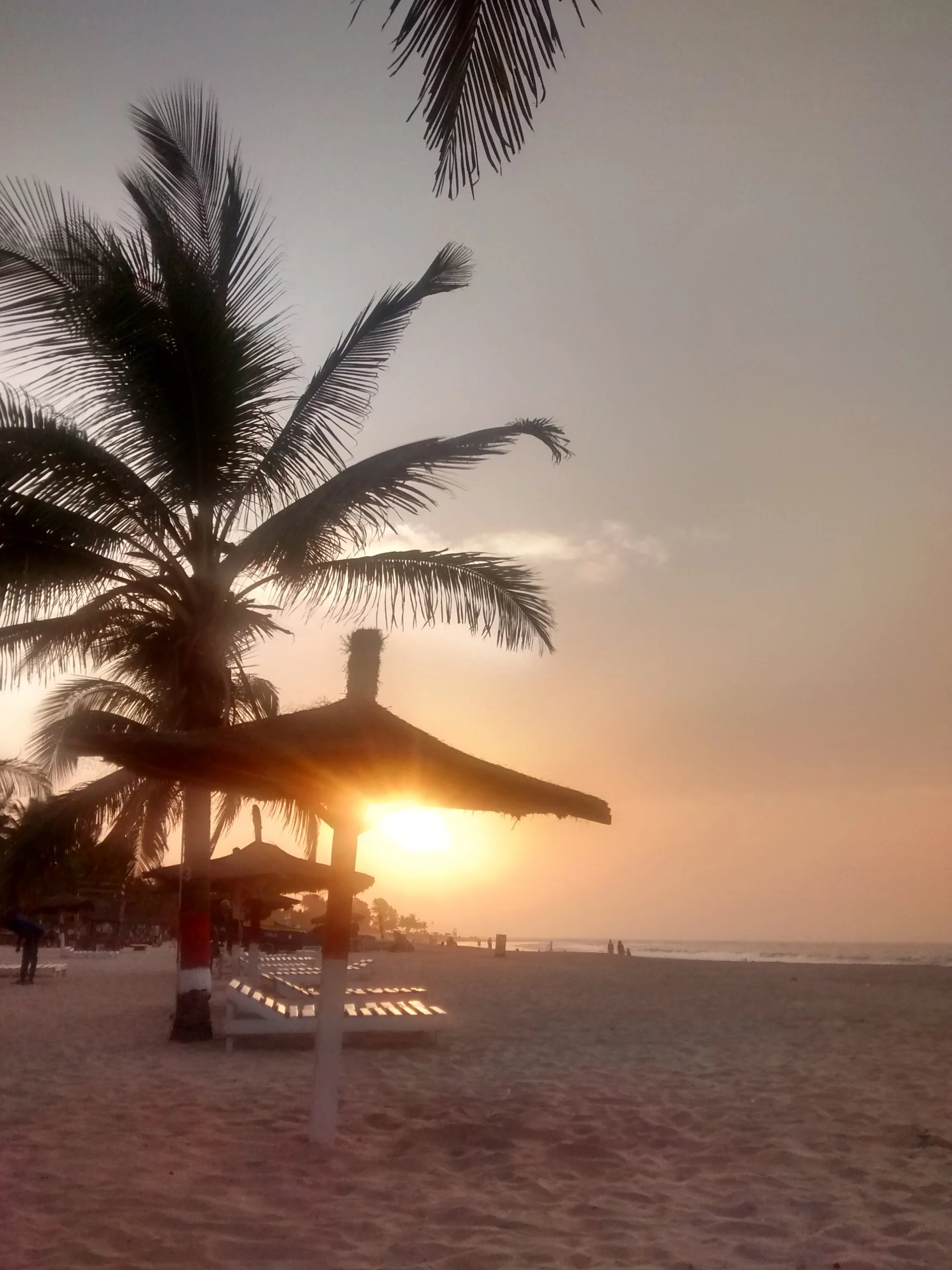 Sunset on Kotu Beach. Bye bye Gambia. Soon, yeah?