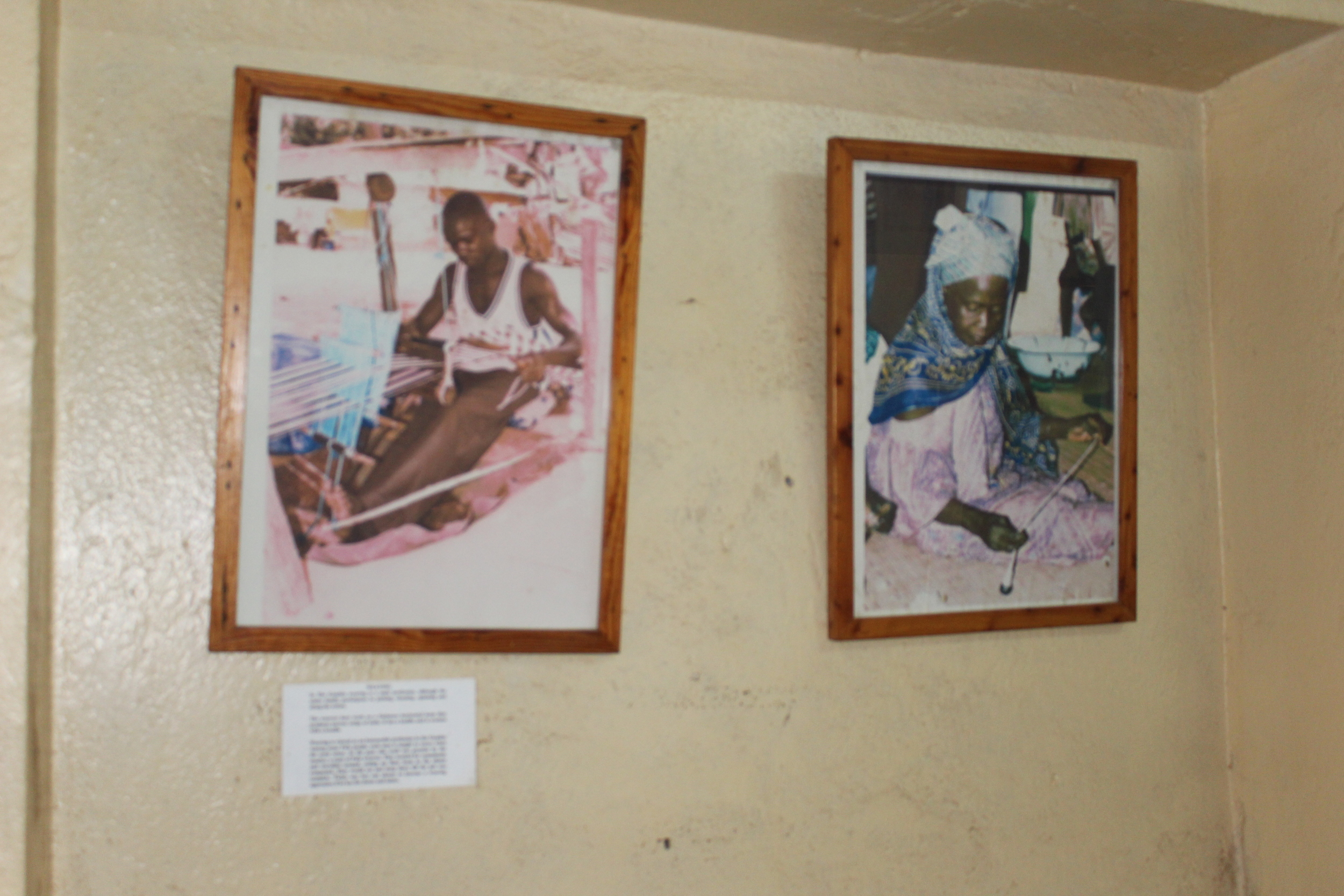 Weavers and crafters in The Gambia.