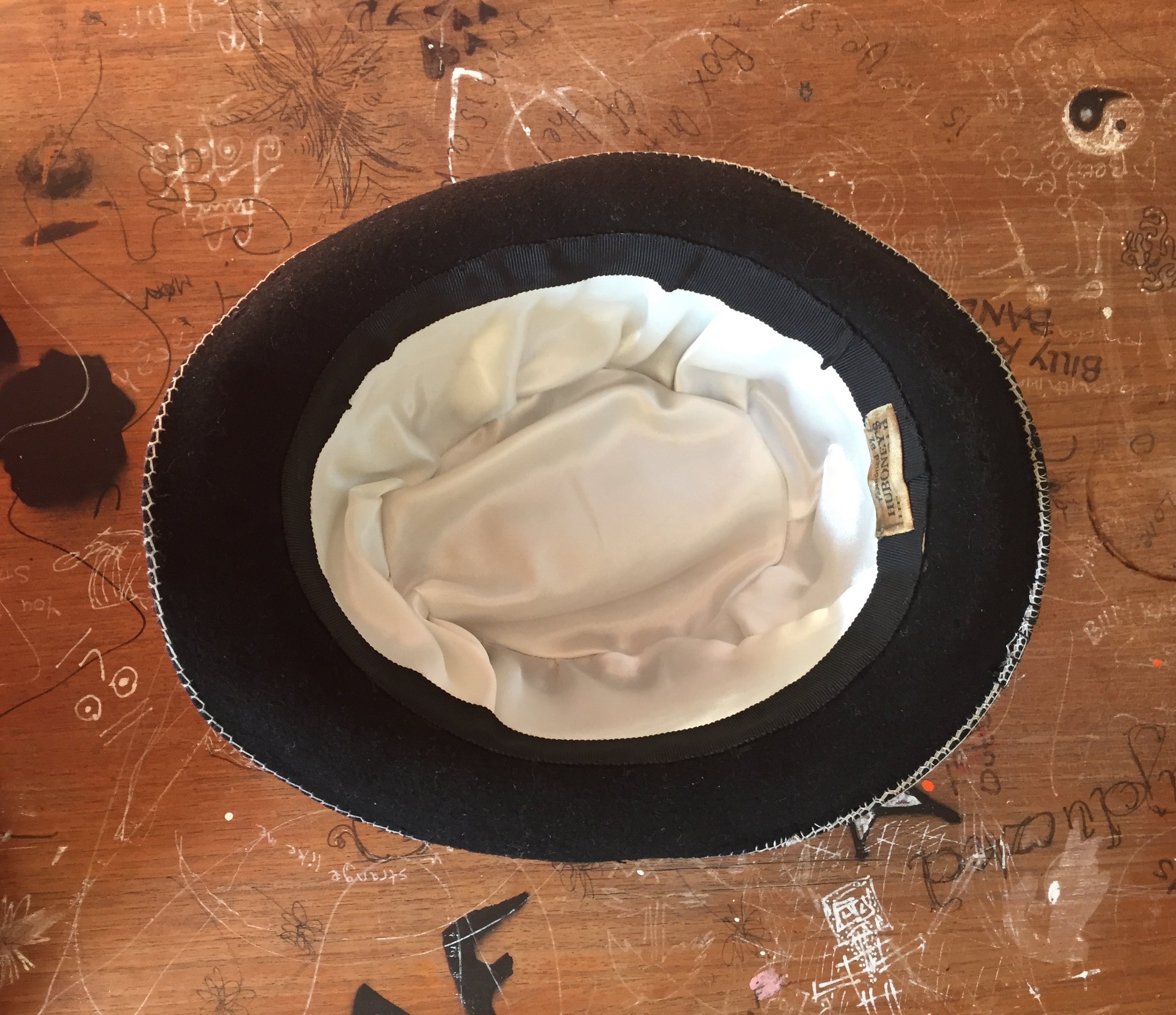 Beautiful new silk lining.