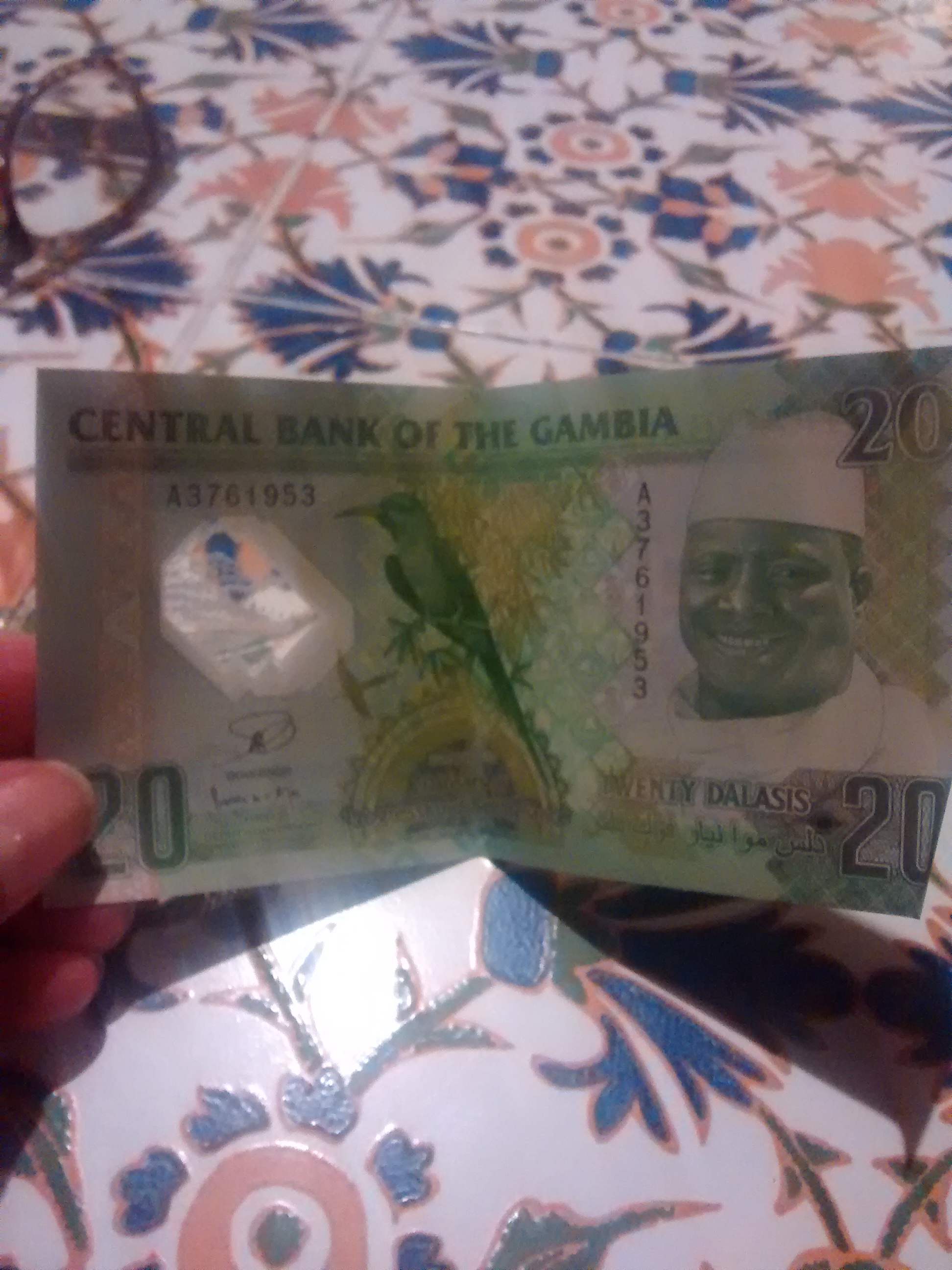 President Yahya Jammeh and his winning smile.